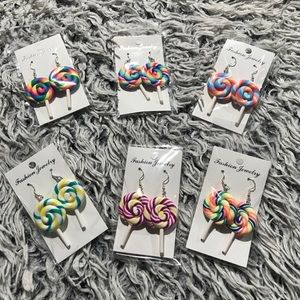 Earings lollipop style